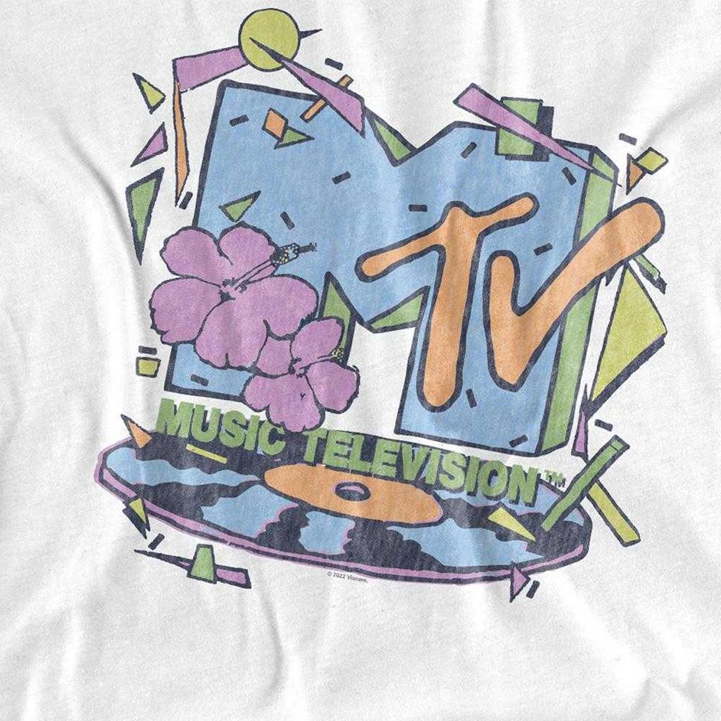 MTV Unisex Adult Hibiscus Love T-Shirt