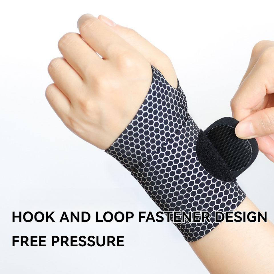 1Pcs Adjustable Stretch Wrist Brace Compression Support Wrap For Sports Sprain Chronic Strain Joint Pain Relief Unisex