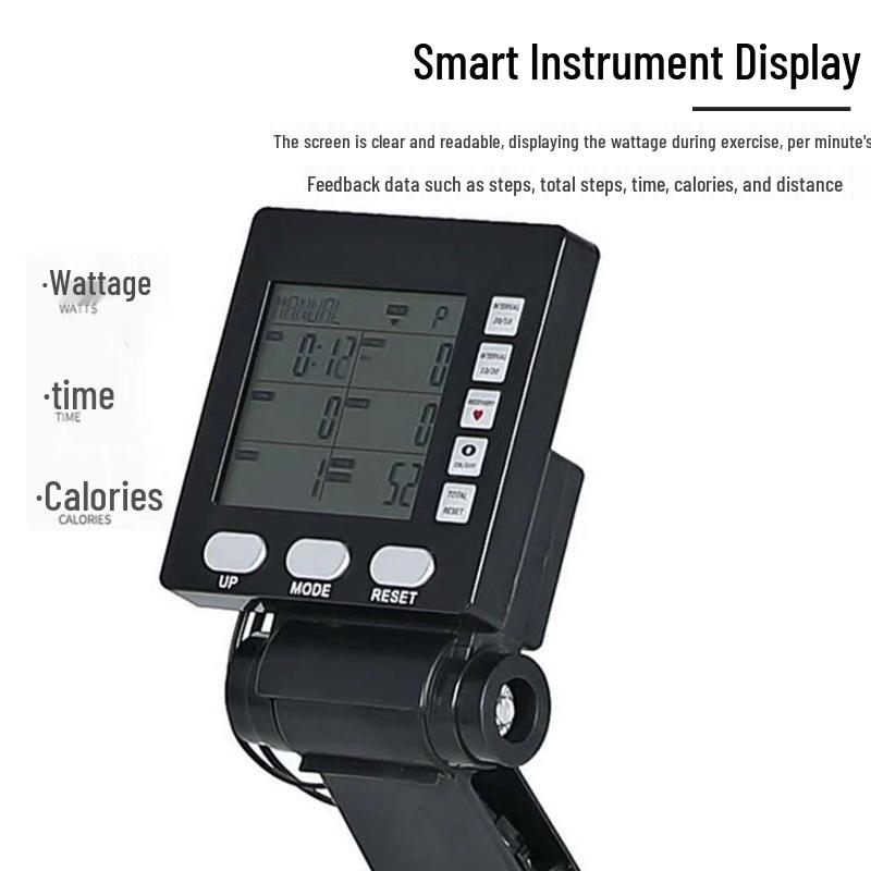 Foldable Smart Rowing Machine with Multi-Gear Adjustment for Home Cardio Fitness