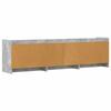 TV Cabinet 168 x 33 x 47 cm Concrete Grey Engineered Wood