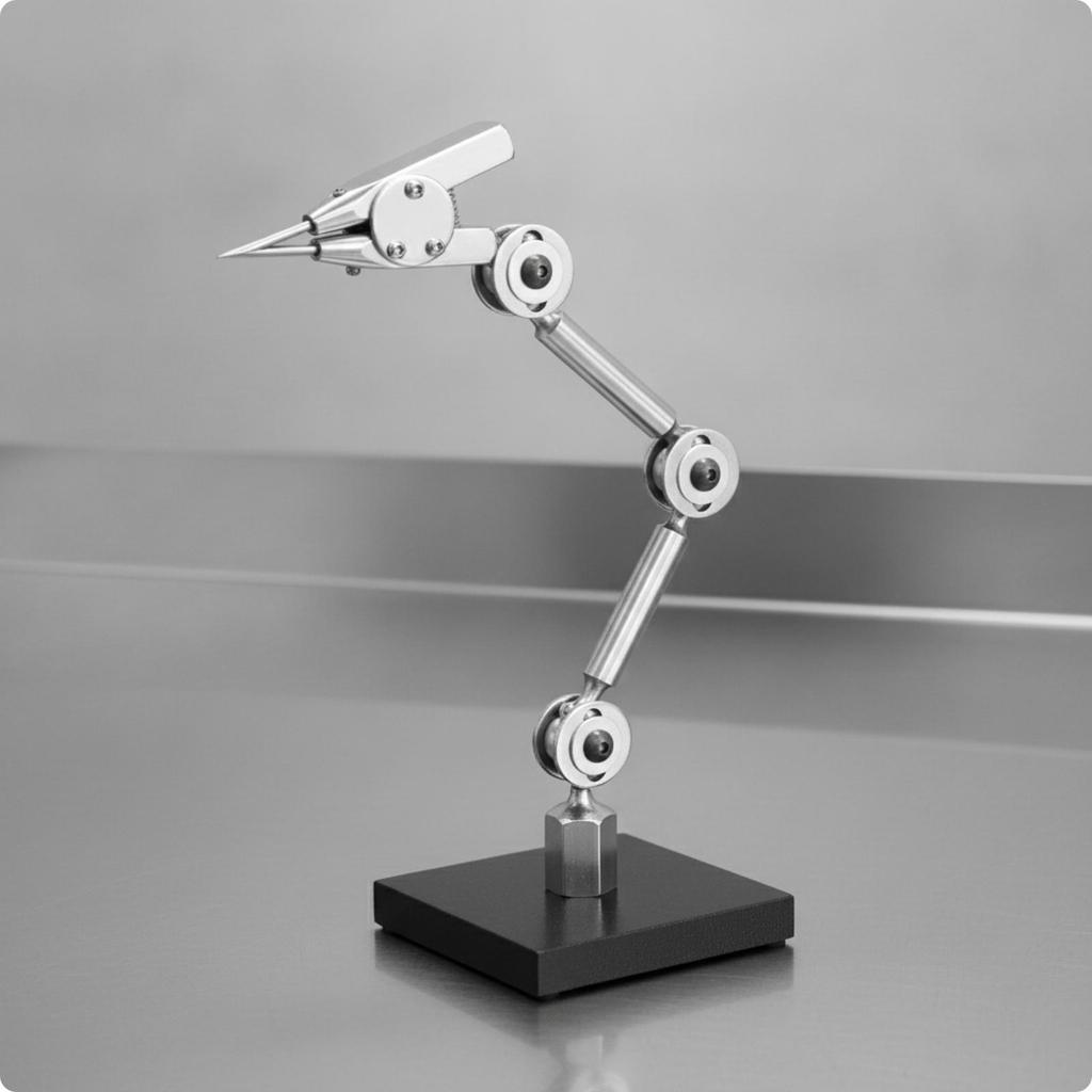 Handsunrestricted Articulated Clamp Stand Movable with Flat Base