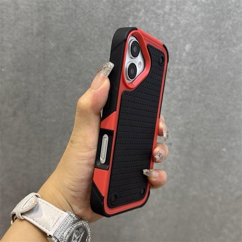 Armor Handyhülle für Apple iPhone 16 Pro Max - PC & Silikon Militärstandard Stoßfest Vollabdeckung für iPhone 16/15/14/13/12/11/Pro/Pro Max/Plus