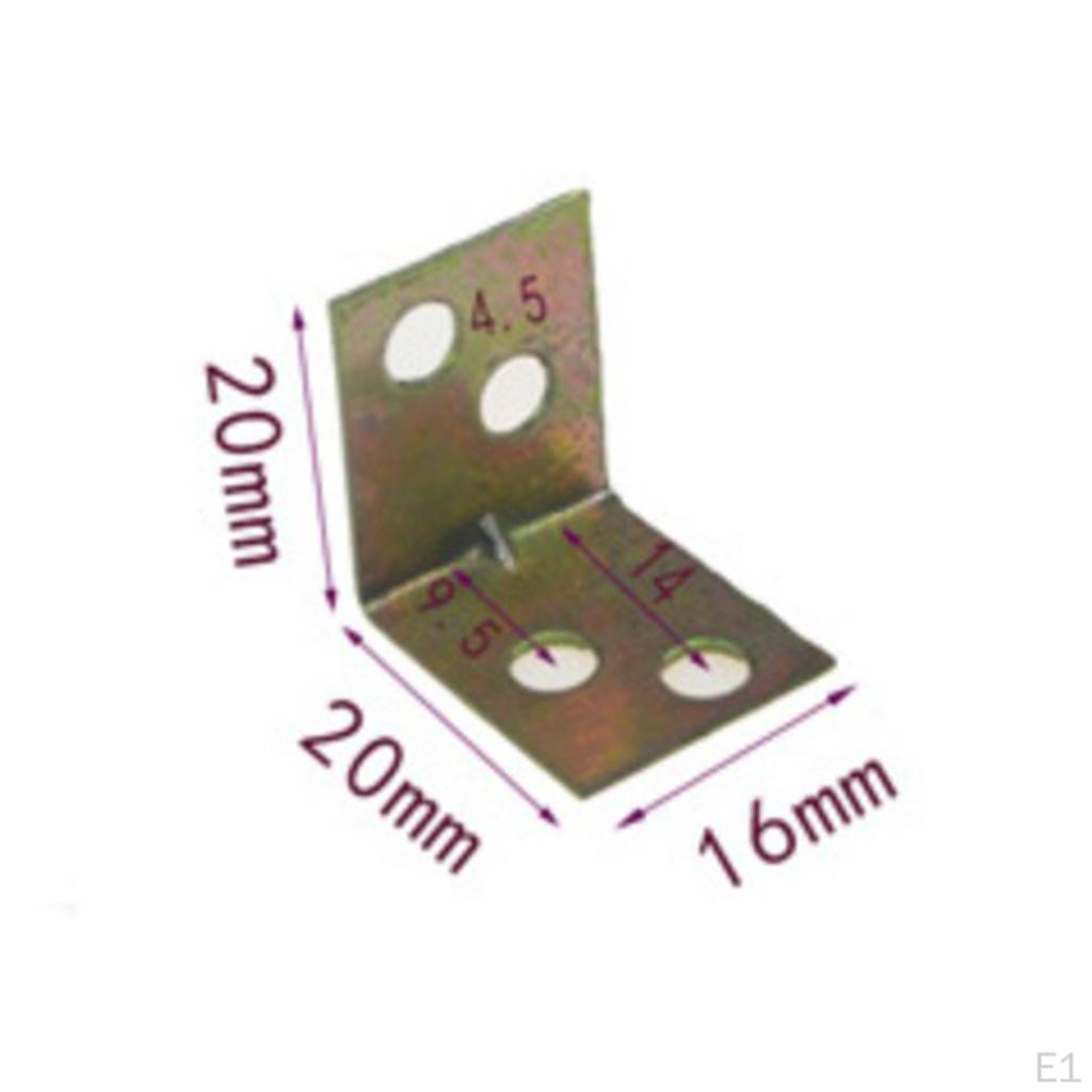 Angle Bracket Corner Support Fixing Repair Fastener Joint Furniture Replacement Hardwares