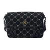 New York Yankees Diamond Signature Polyester Messenger Bag Women Bags Black 7ACRMD74N-50BKS