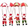 Christmas Tree Series Hanging Ornament Santa Claus Parachute Snowman Party Decor Supplies Accessories Creative Fashion Gifts