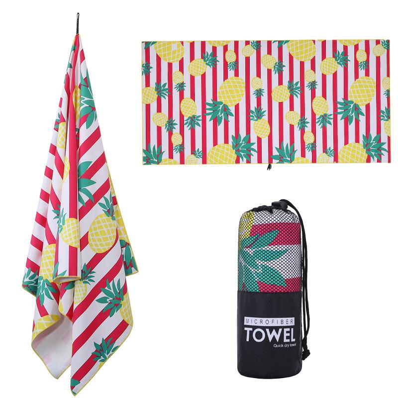 Přímý prodej digitální tisk plážová osuška mikrovlákno absorpce vody, ochrana proti písku a hřejivost rychleschnoucí tištěná osuška