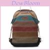 Canvas Crossbody Bag For Women With Multiple Pockets And Retro Colorblock Design For Daily Use