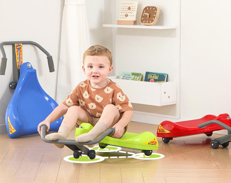 Ny Handdriven Trehjuling för Barn: Anti-tipp, Sensorisk träning