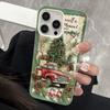 Christmas Vibe Pinecone Tree Truck Aesthetic Phone Case For iPhone 17 Air 16 Pro Max 15 14 16 Plus 13 12 11 16e Soft TPU Cover