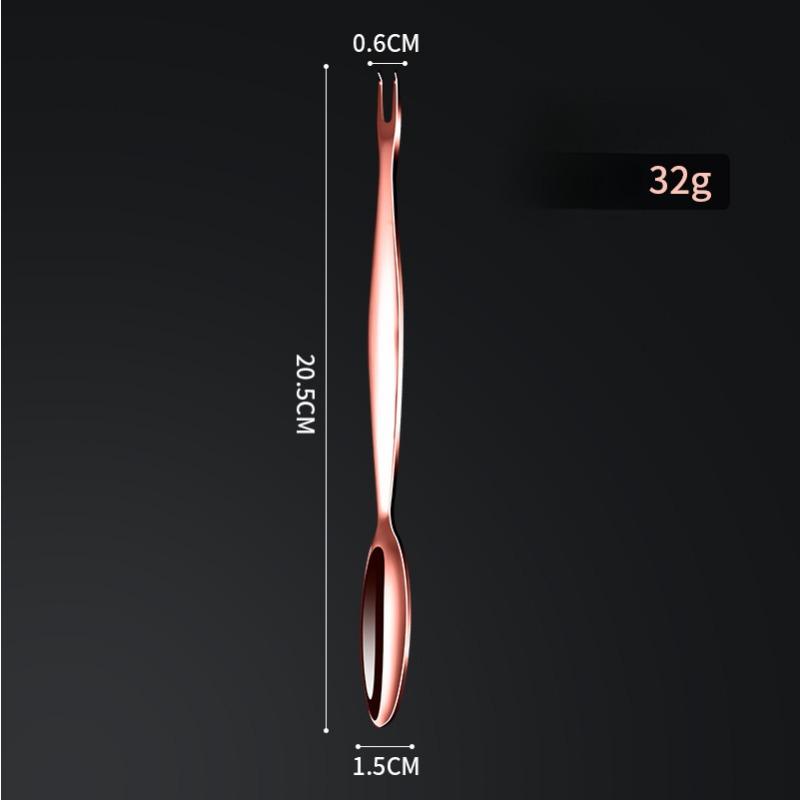 304 Stainless Steel Crab Needle Lobster Hairy Crab Fork Spoon Dual-use Household Seafood Pick Meat Eating Crab Tools