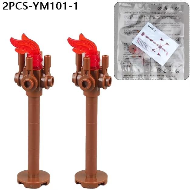 MOC Medieval Furniture Building Blocks Cannon Sheepskin Leather Rack Spinning Wheel Map Desk Loom Bricks Toys Kids Gift