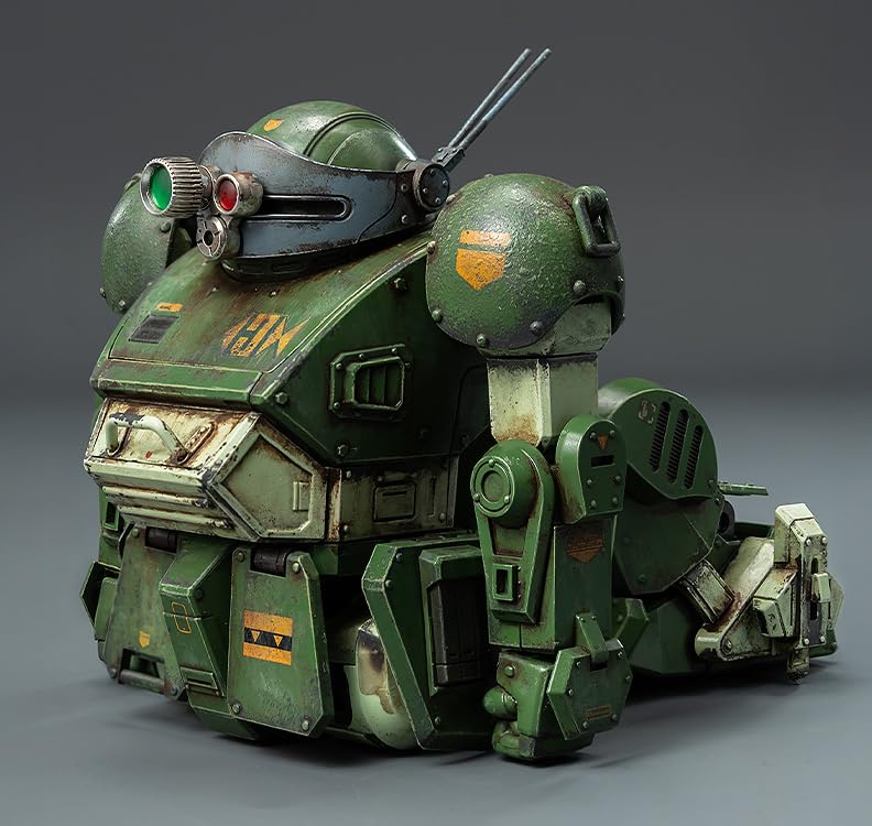 Threezero Armored Trooper Votoms Scope Dog Heavy Weathering Version and Zinc Alloy Painted Action Figure Robo-Do Non-Scale ABS, PVC, POM,