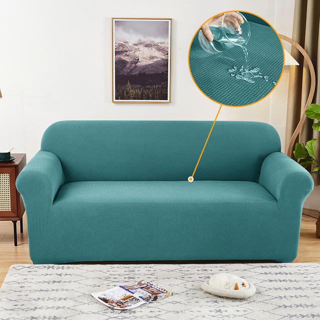 

Водоотталкивающие чехлы для диванов, чехлы для кресел, угловые чехлы для диванов, L-образные чехлы для диванов для гостиной, сплошной цвет M 2 Seater 145-185cm