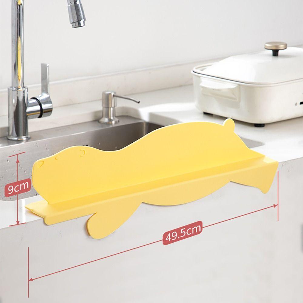 Silicone Sink Splash Guard With Suction Cup Countertop Heighten Baffle Restaurant