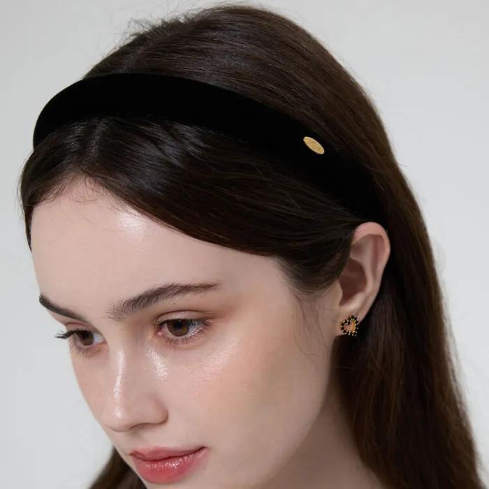Velvet Love Black Hairband