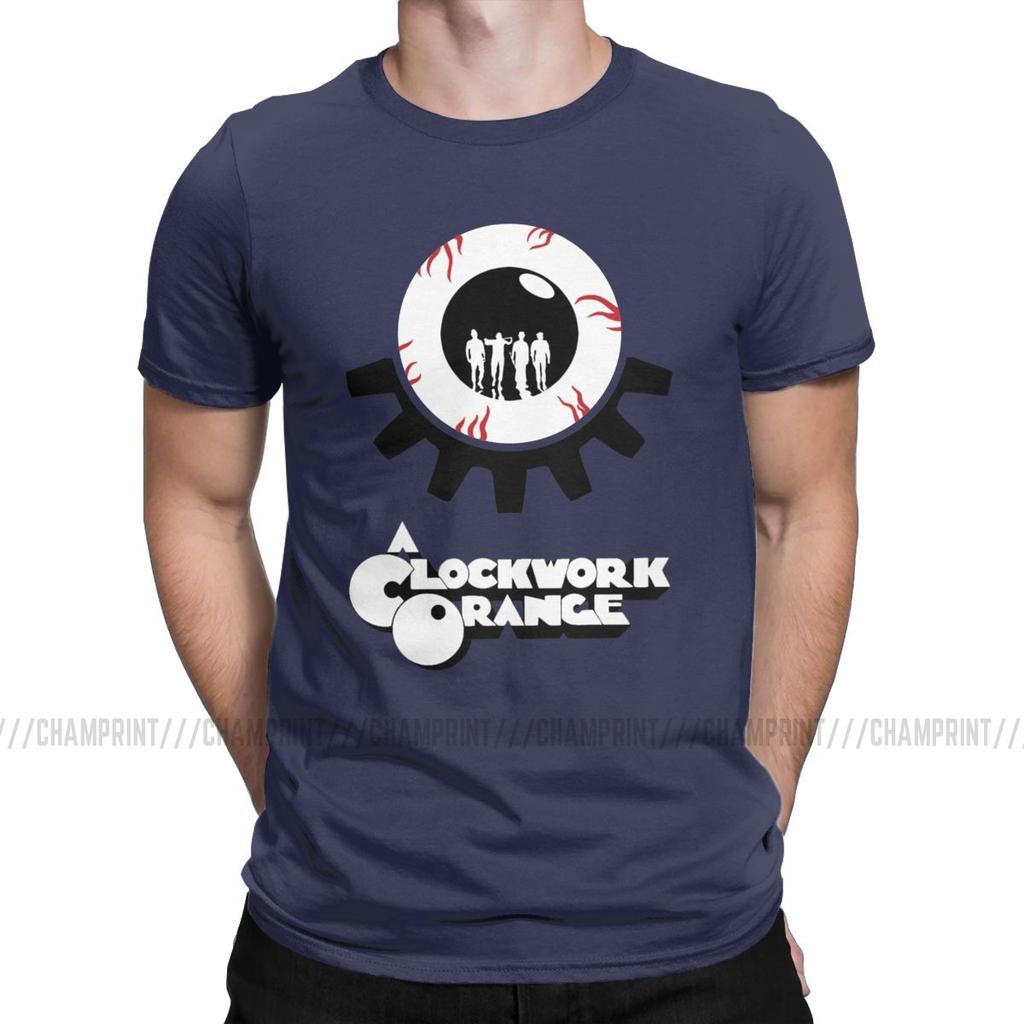 Vintage A Clockwork Orange T Shirt For Men O Neck 100 Cotton T Shirt Kubrick