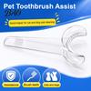 Cat Oral Cleaning Aid Pet Tooth Brushing Helper, Clear Teeth Aid, Reusable Dental Care Equipment Tool, Holds The Lip Aside for Dogs Cats Easy