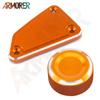 Motorcycle CNC Aluminum Rear & Front Brake Fluid Reservoir Cap Cylinder cover Accessories For KTM 890DUKE 890 DUKE
