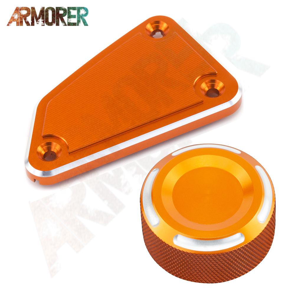 Motorcycle CNC Aluminum Rear & Front Brake Fluid Reservoir Cap Cylinder cover Accessories For KTM 890DUKE 890 DUKE