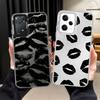 Lips Kiss Print Case for Xiaomi Redmi Note 14 Note 13 12 Pro Plus 14C 11 Pro 12 12C 10 A1 A2 13C Phone Cover