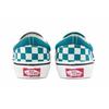 Vans Low Top Kids' Skateboarding Shoes White Green Checkerboard Children Aged 3 7 Years Old VN0A5KXM9EX