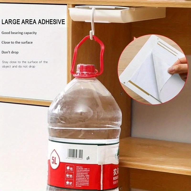 Under Desk Hidden Storage Box Self-Adhesive Drawer Paste Organizer Case Holder Pencil Under Stationery Table Supplies Makeu G2W6
