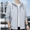 Autumn Winter Mens  Jackets Solid Color Korean Fashion Casual Coat Men Classic Hooded Windbreaker Outdoor Coats