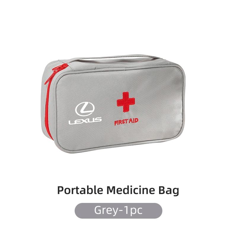 Car First Aid Kit Portable Medicine Bag Outdoor Emergency Box Accessories For Lexus UX250h RX450h CT200h RX400h NX300h RX350 RX3GZ1 
