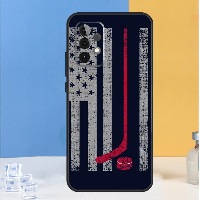 Ice Hockey Puck For Samsung Galaxy A54 A34 A14 A13 A33 A53 A36 A05 A06 A16 A32 A52 A55 A35 A15 A56 A26 Case