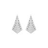 Earrings - LUXENTER - Lasein - Ruby Zircon - 18k Rose Gold - 50 Mm
