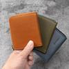 [GROOVE GEAR] Tochigi Leather Mini Wallet, Made in Japan, Men's, L-shaped Zipper, Slim, ggs-1040, Khaki