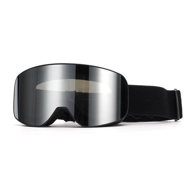 Large Spherical Double-layer Anti-fog Ski Goggles, Sports Sunglasses, Large Frame Outdoor Mountaineering Adult Goggles, Suitable for Myopia