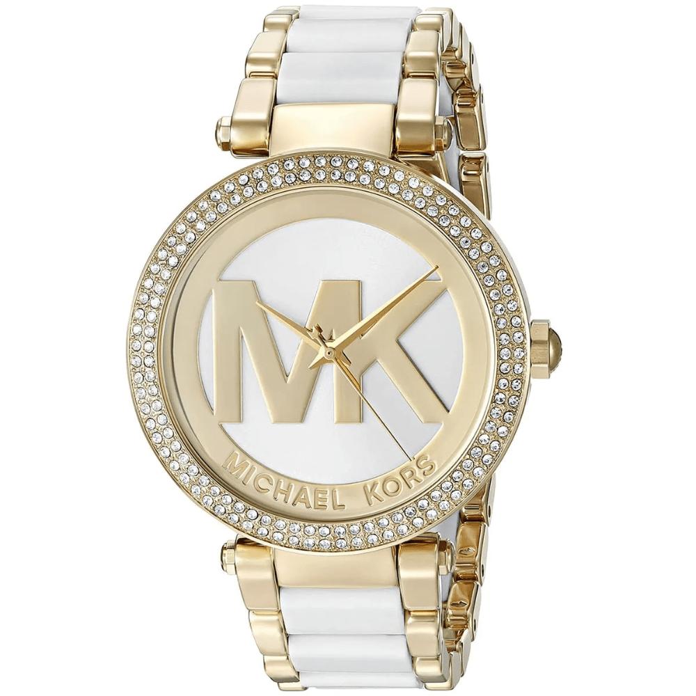 Michael Kors MK6313 Parker Biała Tarcza Damski Zegarek