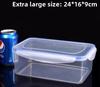Storage Box Sealed Rectangular Refrigerator Lid Plastic Crispy Microwave Heated Lunch Box with Lid