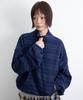 ISTKUNST Stripe Half Zip Up_Navy(Ik2Ffmm484A)