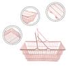 Rack Storage Basket Pink Desktop Finishing Cosmetics Jewelry Container