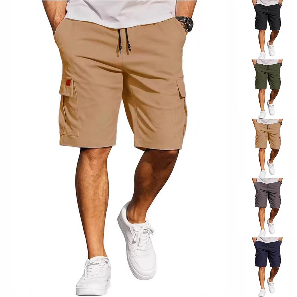 Men's Multi-pocket Work Pants Large-sized Jogging Shorts