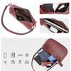 Geprägtes Muster Mode Damen Schultertasche Retro All-in-one Breite Schulter Führungsschicht Rindsleder Umhängetasche