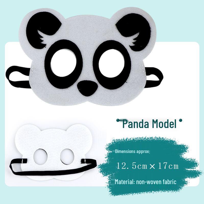 Children's Day Animal Masks: Frog & Tiger Cartoon Eye Masks for Kindergarten Performances