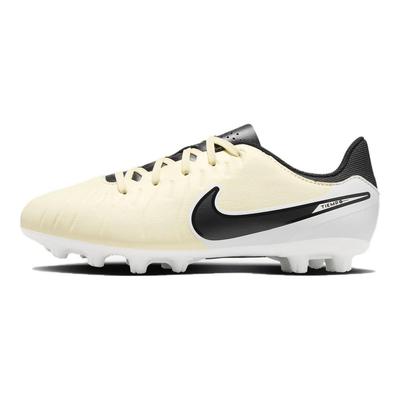 Tiempo Legend 10 Junior Pohodlné Kulatá Špička Protiskluzové Odolné proti Opotřebení Nízké Dětské Fotbalové Kopačky Dětské tenisky Žluté Černé DV4349-700