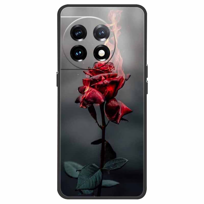 Für OnePlus 11 Hülle OnePlus11 5G Stoßfest Weiches Silikon TPU Rückseite für OnePlus 11 One Plus 11 5G Handyhüllen Niedliche Katze Wolf