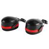 2Pcs Hard Hat Attachment Earmuff Noise Reduction Angle Adjustable Telescopic Helmet Earmuff Red Black