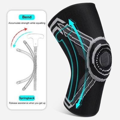 1Pc High Quality Elastic Collision Avoidance Knee Pad Shock Absorption Protector for Gym