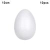 1/5/10PCS White Foam Eggs Solid Modelling Polystyrene Styrofoam Foam Ball Eggs Shape DIY Festival Decorations Kids Gifts