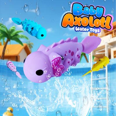 Electric Salamander Toy That Can Swim and Crawl! a Must-Have for Bathing and Parent-Child Interaction (Can Play In Both Lan, Children's Day
