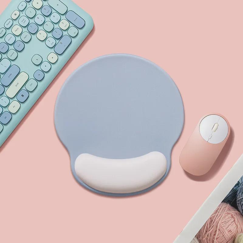 Tapis de Souris Repose-Poignet en Mousse à Mémoire de Silicone pour Filles - Épaissi pour le Bureau et le Gaming