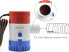 Hot 12V Vacuum Water Pump Submersible Marine Boat Bilge Pump 1100GPH Water Pump Used In Boat Seaplane Motor Homes Houseboat
