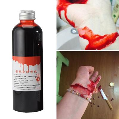 30/60ml/100ml/120ml Fake Blood Liquid Bottle Stage Prank Theatrical Cosplay Props