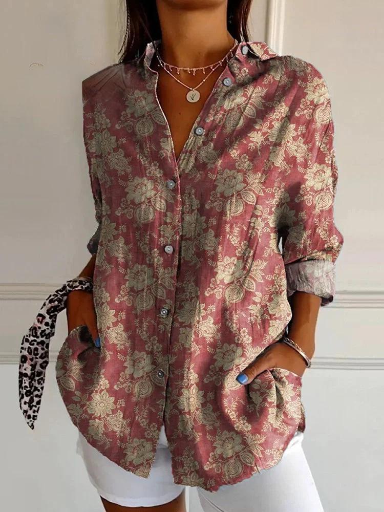 3D Abstract Pattern Women's Long Shirt with Drop Shoulder Sleeves