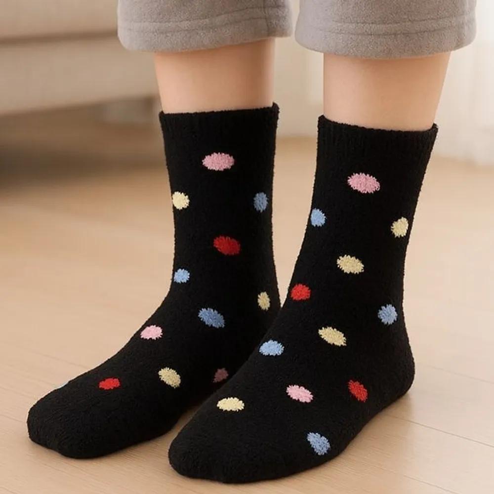Women's Thermal Sewing Sleep Socks (Select 1 of 5 Pairs) Non-slip Winter Socks